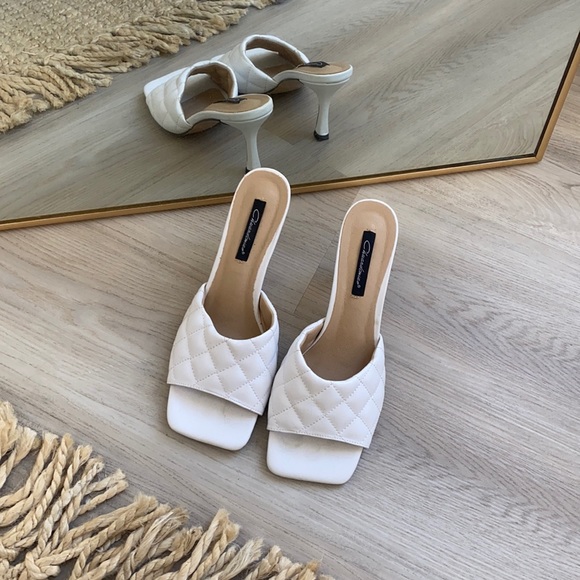 Shoes - Quilted Heels